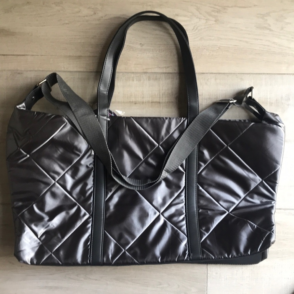 Satin look Duffle bag